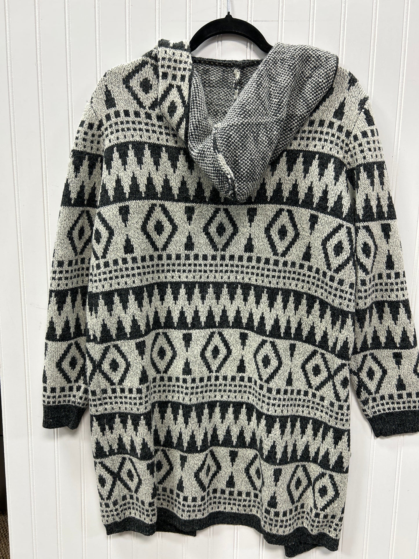 Sweater Cardigan By Monteau In Grey, Size:M