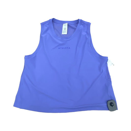 Athletic Tank Top By Athleta In Purple, Size:S