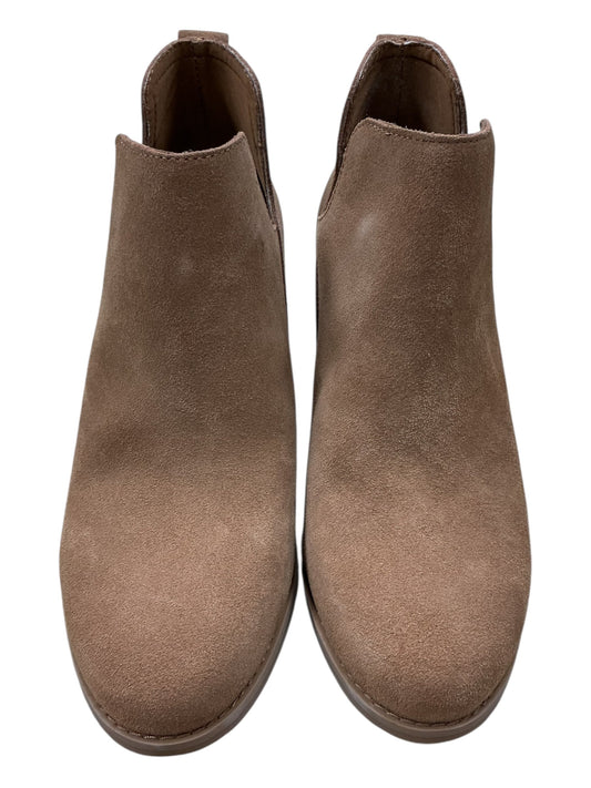 Shoes Heels Wedge By Toms In Tan, Size:8