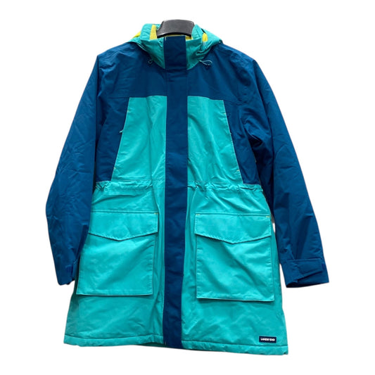 Coat Other By Lands End In Blue, Size:L