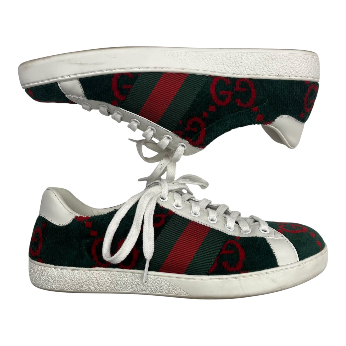 Shoes Luxury Designer By Gucci In Green, Size:10