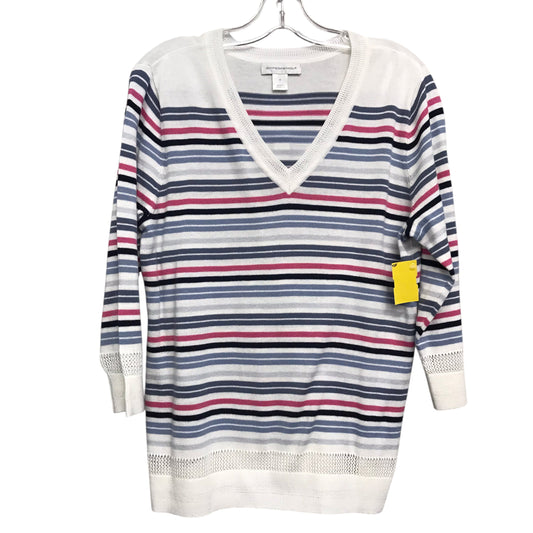 Top Ls By Christopher And Banks In Striped Pattern, Size:M