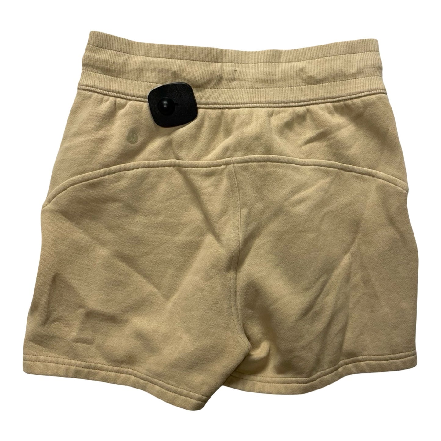 Athletic Shorts By Lululemon In Tan, Size:2