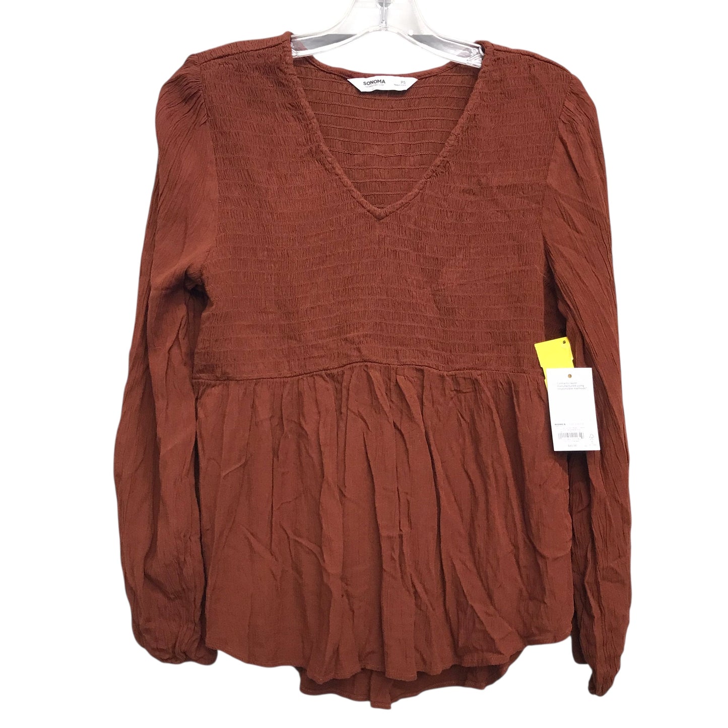 Top Ls By Sonoma In Brown, Size:Sp