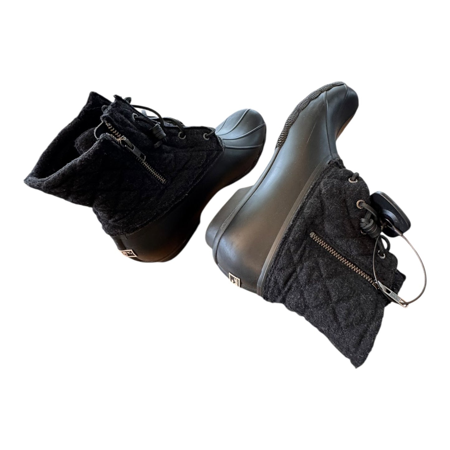 Boots Snow By Sperry In Black, Size:12