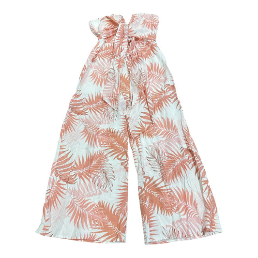 Jumpsuit By Pink Lily In Pink & White, Size:S