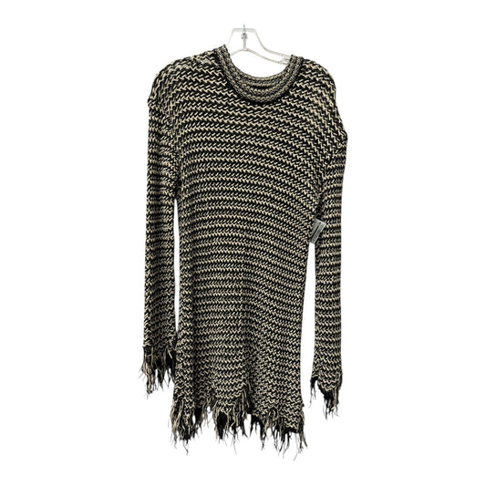 Sweater By jnby In Black & Tan, Size:S
