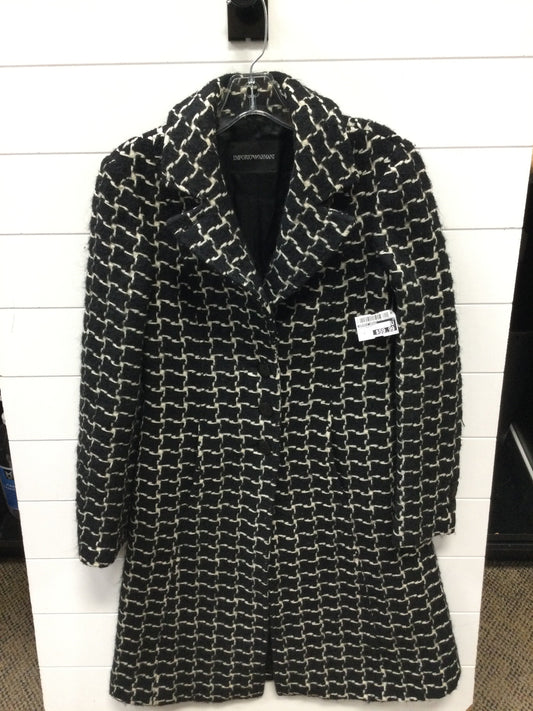 Coat Peacoat By Emporio Armani In Black, Size:M