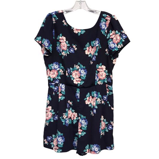 Romper By Monteau In Navy, Size:L