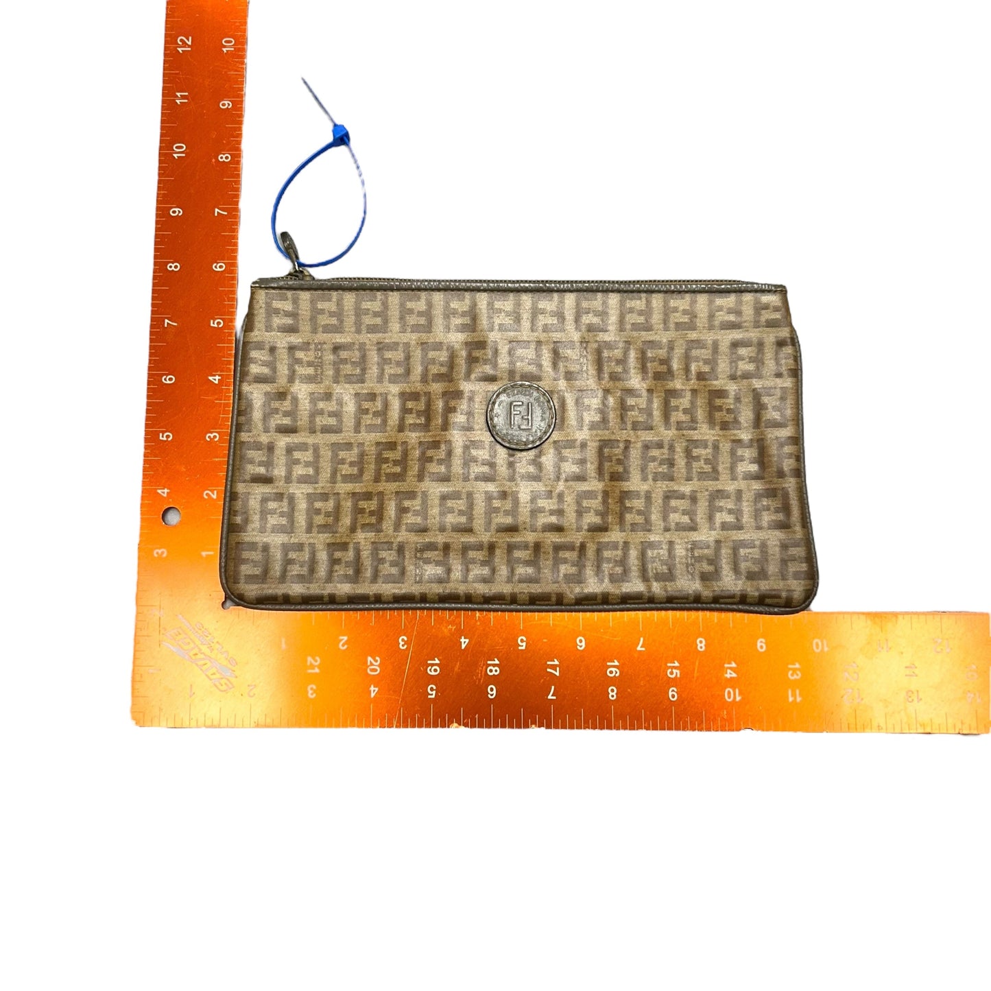 Clutch Luxury Designer By Fendi, Size: Medium