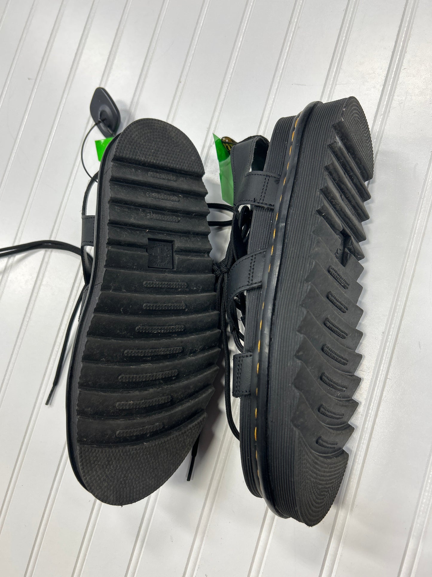 Sandals Flats By Dr Martens In Black, Size:11