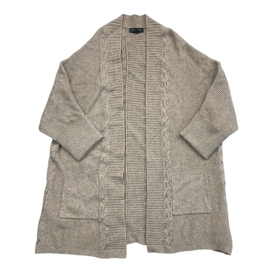 Sweater Cardigan By Sisters In Taupe, Size:S