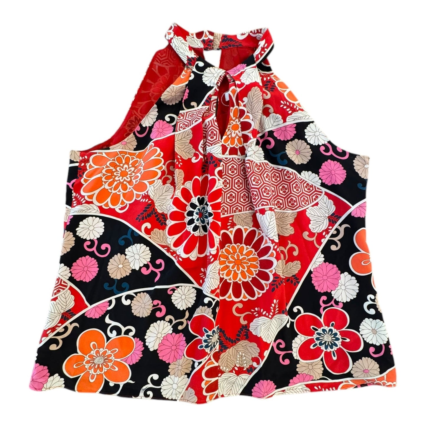 Top Sleeveless Designer By Trina Turk In Multi, Size:Xl