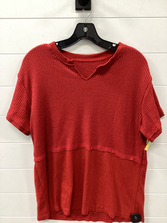 Top Ss By Clothes Mentor In Red, Size:S