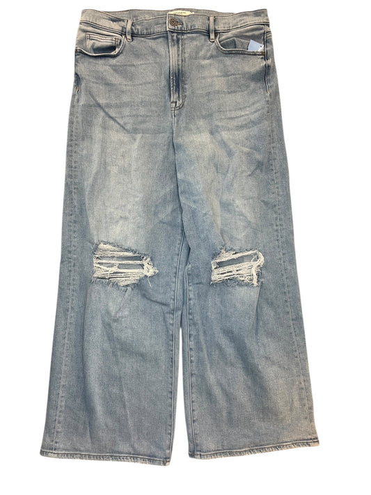 Jeans Wide Leg By Hidden In Blue Denim, Size:18