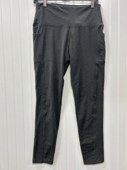 Athletic Leggings By Clothes Mentor In Grey, Size:L