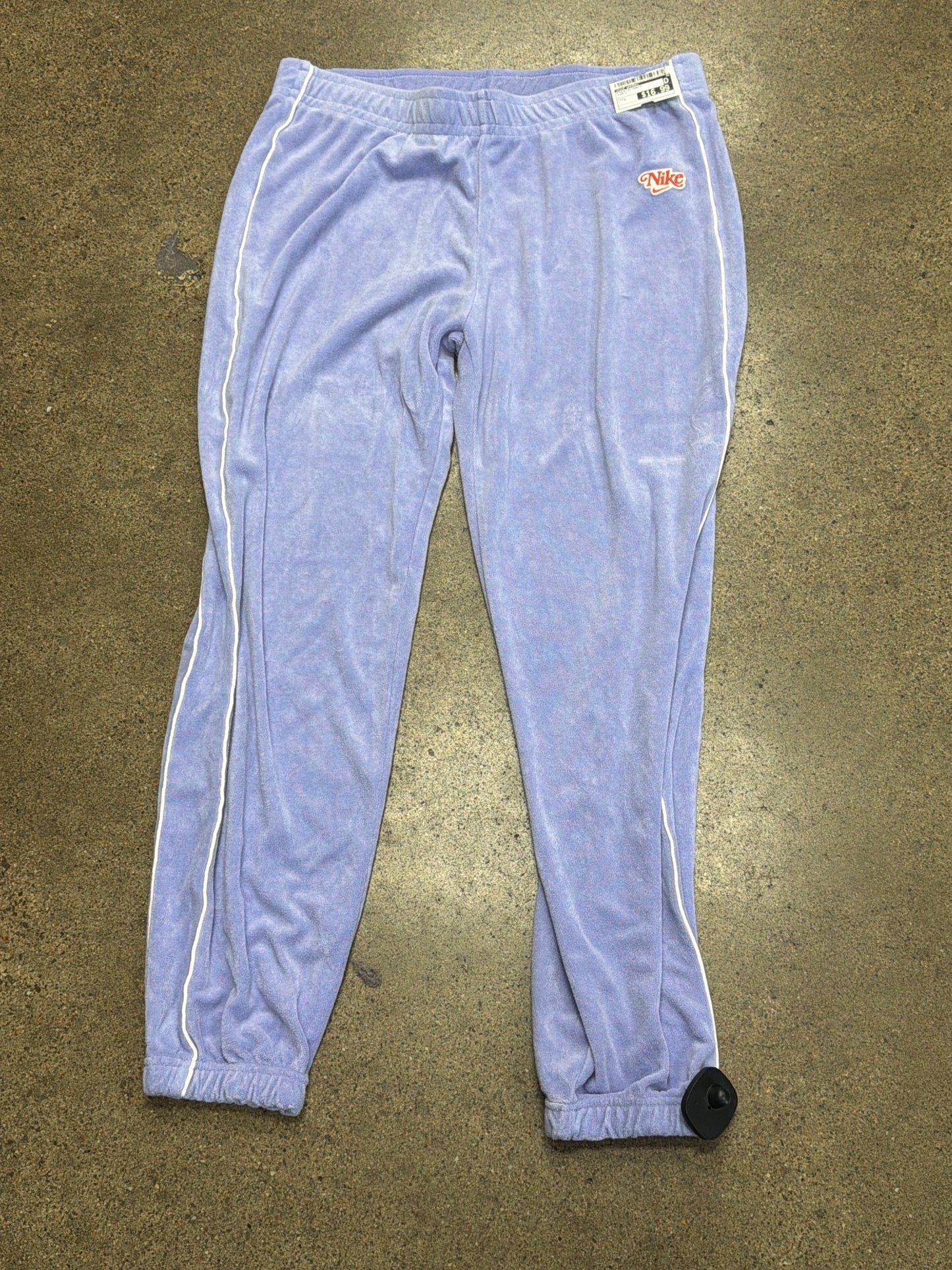 Athletic Pants By Nike Apparel In Purple, Size:L