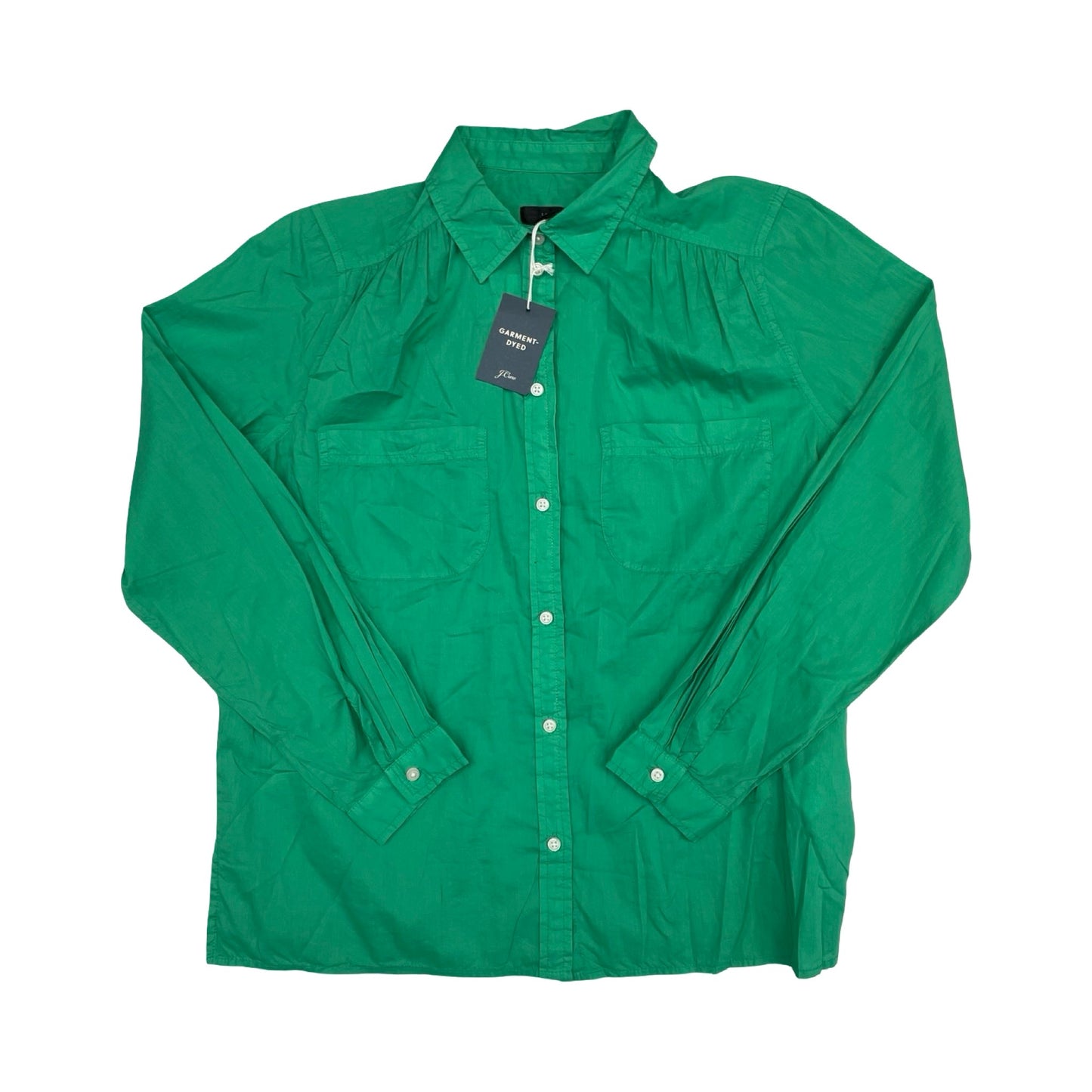 Top Ls By J. Crew In Green, Size:6