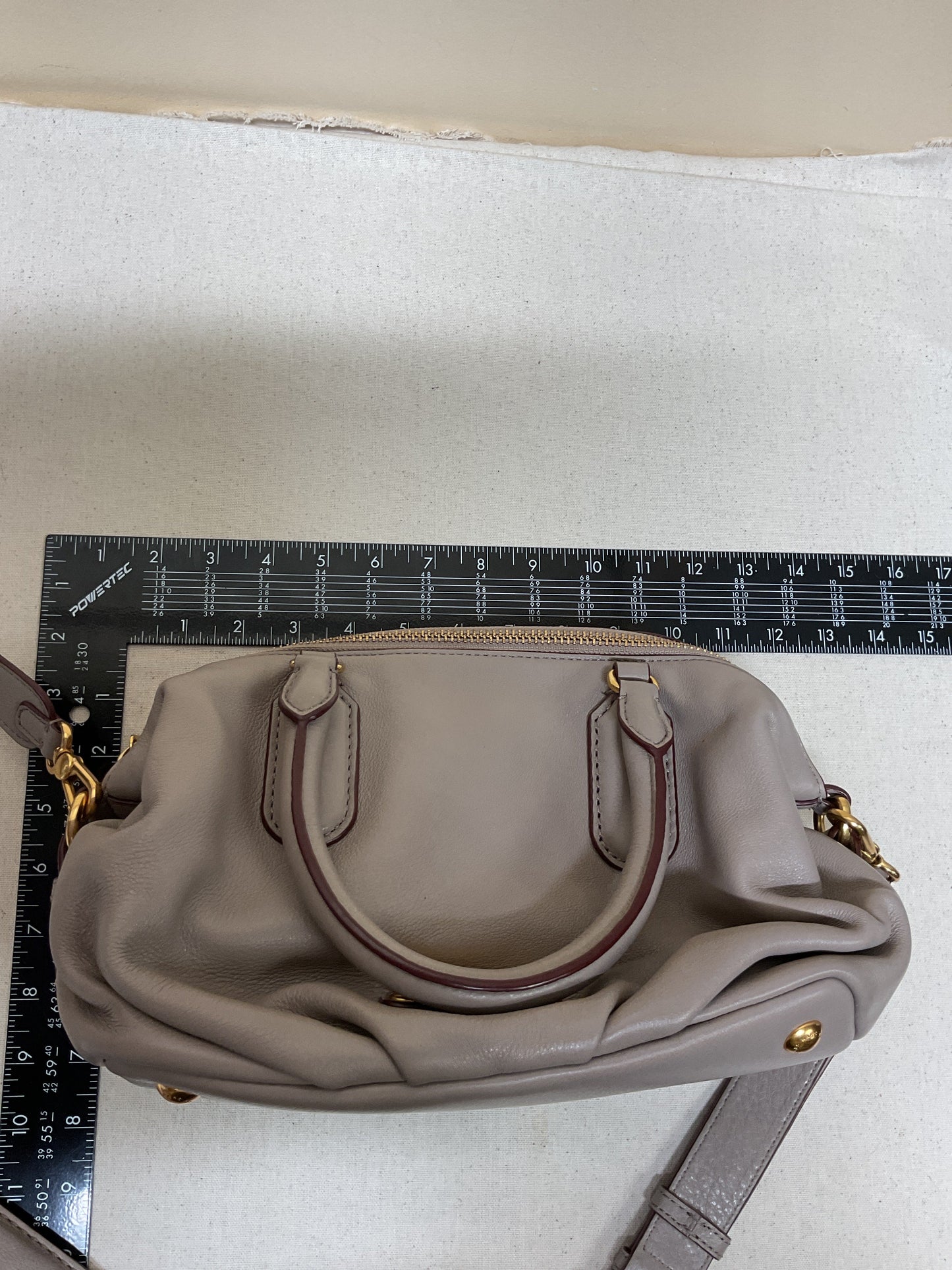 Handbag Designer By Marc By Marc Jacobs In Taupe, Size:Small