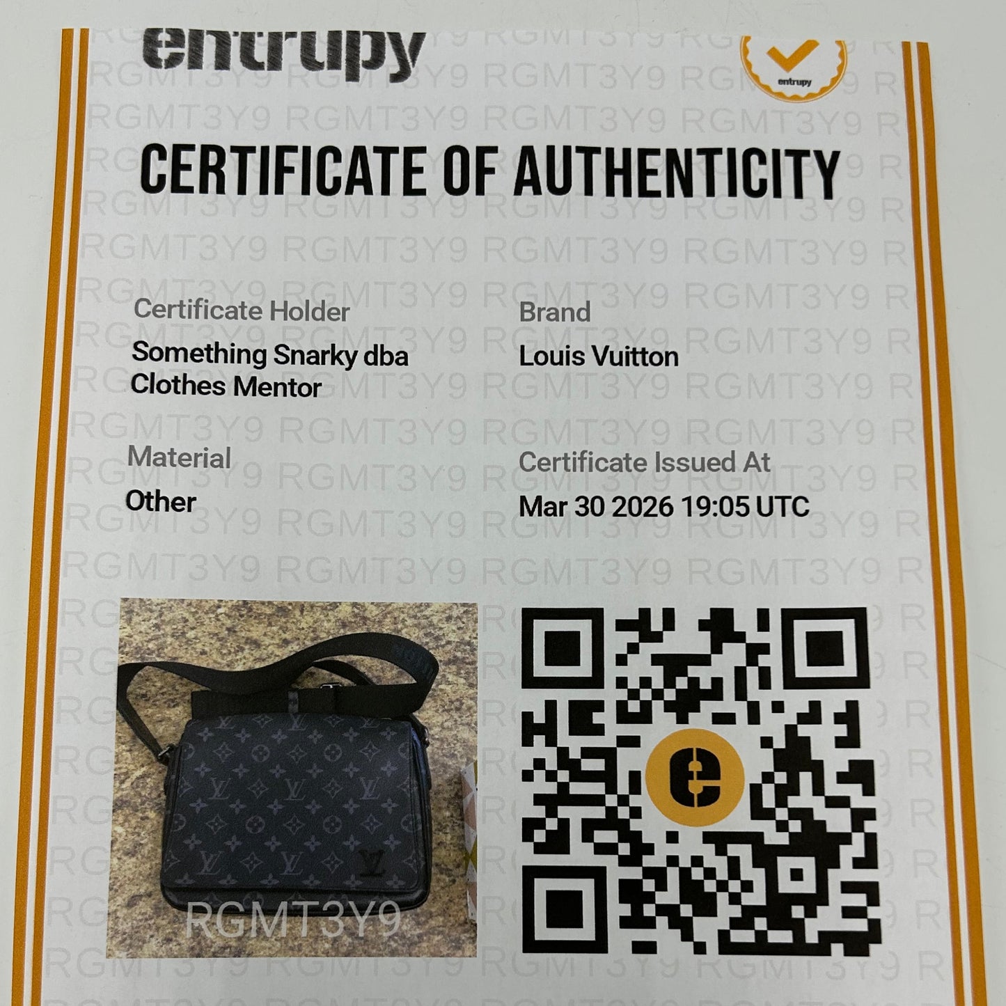 Louis Vuitton District PM Luxury Messenger Handbag