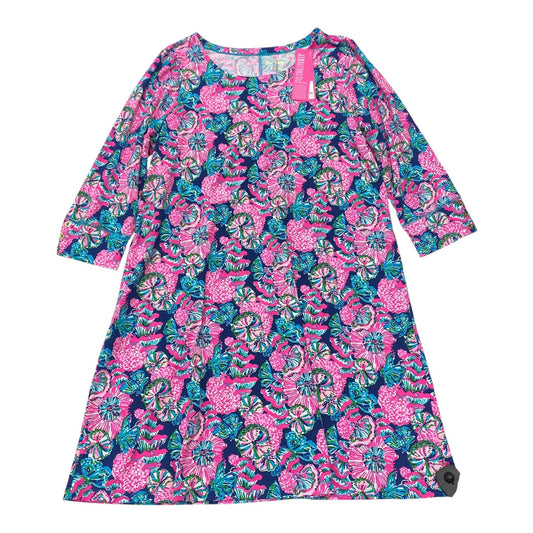 Dress Designer By Lilly Pulitzer In Blue & Pink, Size:Xl
