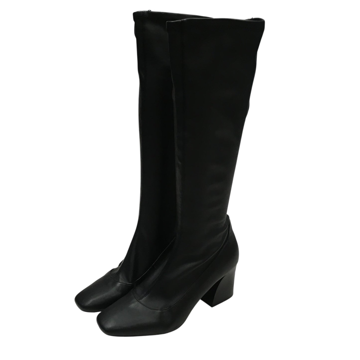 Boots Knee Heels By Donald Pliner In Black, Size:9