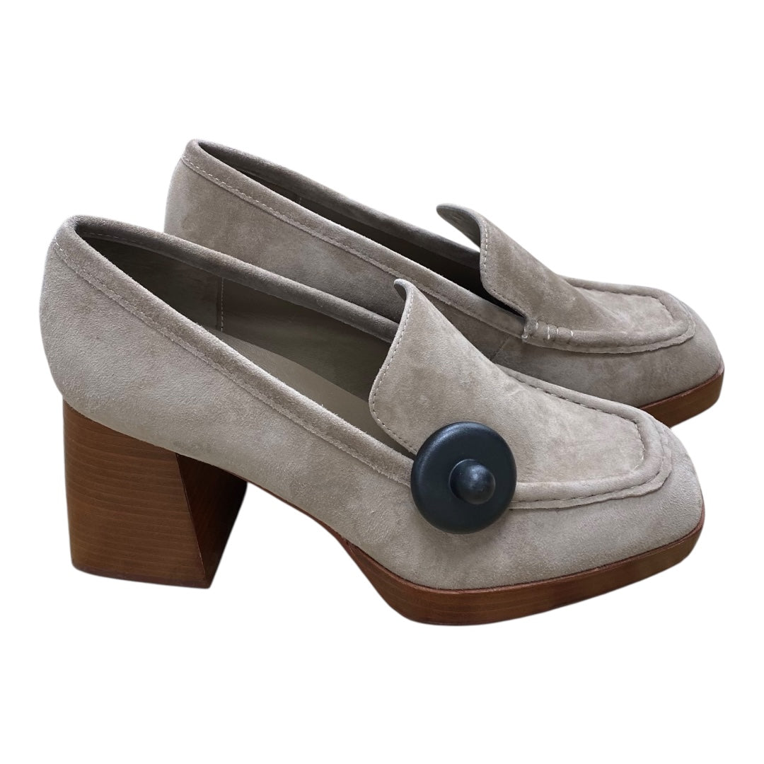 Shoes Heels Block By Steve Madden In Taupe, Size:10