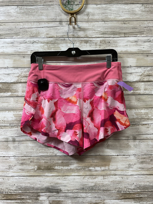 Athletic Shorts By Athleta In Pink & Red, Size:S