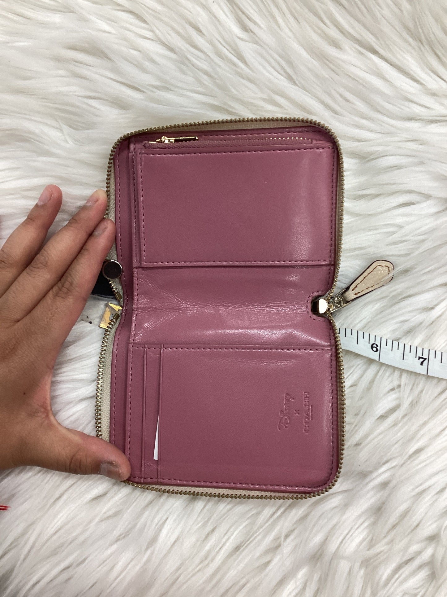 Wallet Designer By Coach In Cream, Size:Small