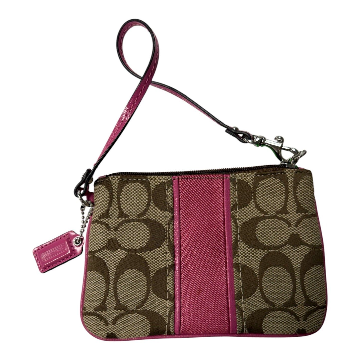 Wallet Designer By Coach In Cream & Purple, Size:Medium