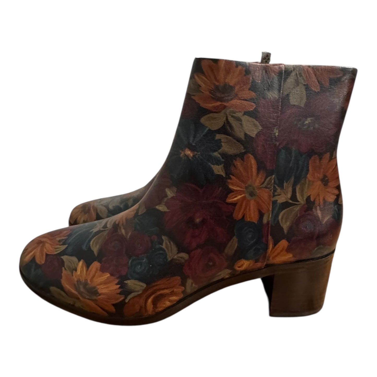Boots Designer By Patricia Nash In Floral Print, Size:6.5