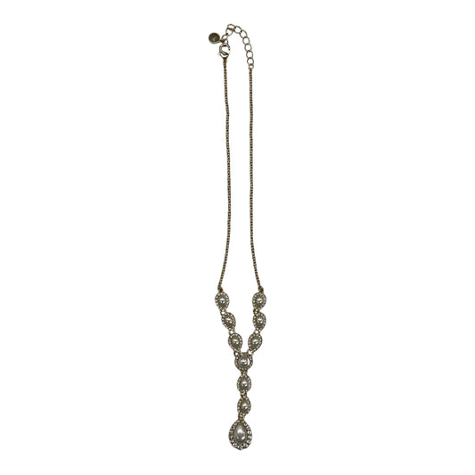 Necklace Lariat & Y-Drop By Charter Club In Gold