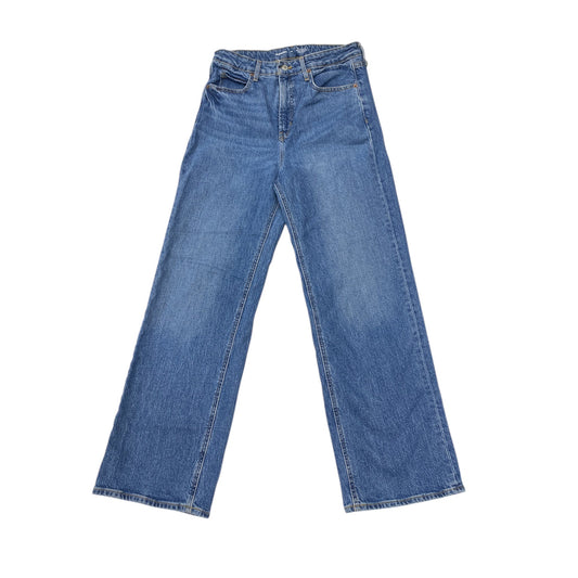 Jeans Wide Leg By Old Navy In Blue Denim, Size:10