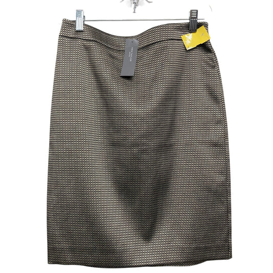 Skirt Mini & Short By Ann Taylor In Gold, Size:4P