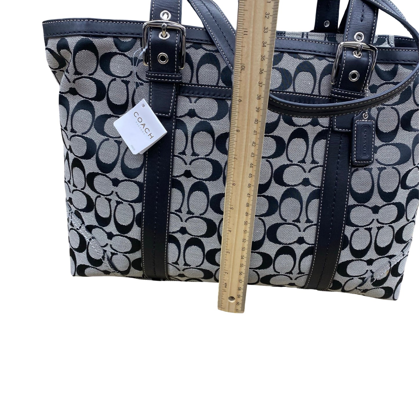 Handbag Designer By Coach In Black, Size:Medium