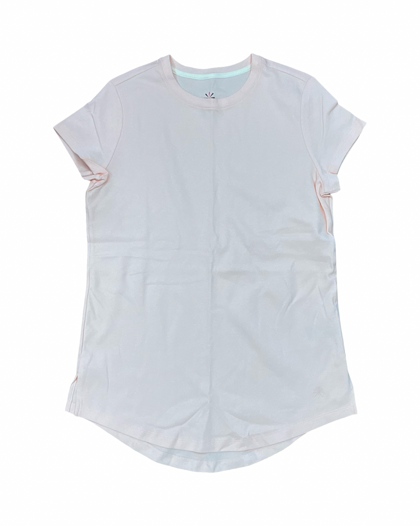 Top Ss Basic By Isaac Mizrahi In Peach, Size:Xs