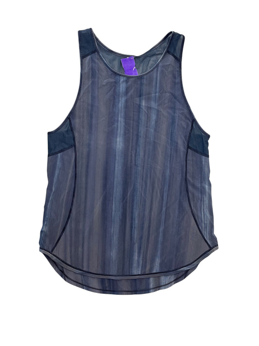 Athletic Tank Top By Lululemon In Blue, Size:M