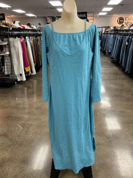 Dress Casual Maxi By T.La In Blue, Size:L