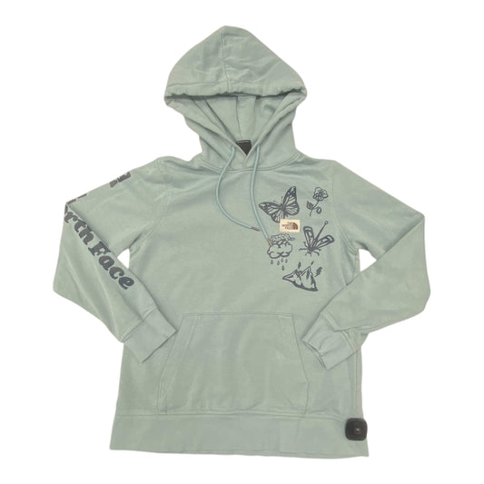 Athletic Sweatshirt Hoodie By The North Face In Blue, Size:M