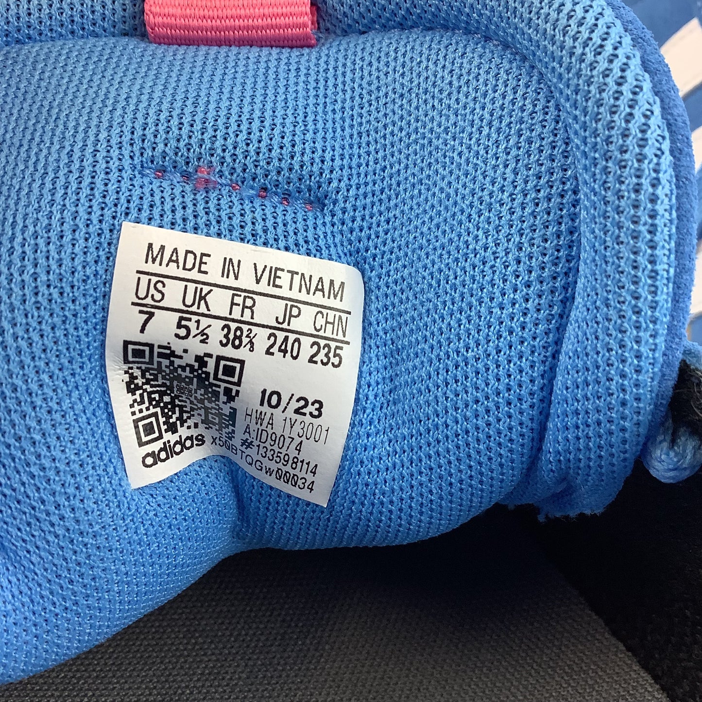 Shoes Athletic By Adidas In Blue, Size: 7