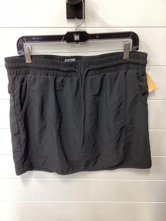 Athletic Skort By Avalanche In Black, Size:L