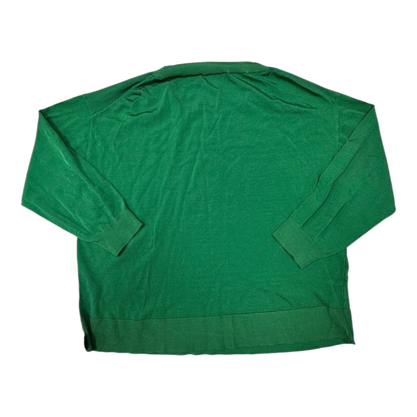 Sweater By Ann Taylor In Green, Size:L