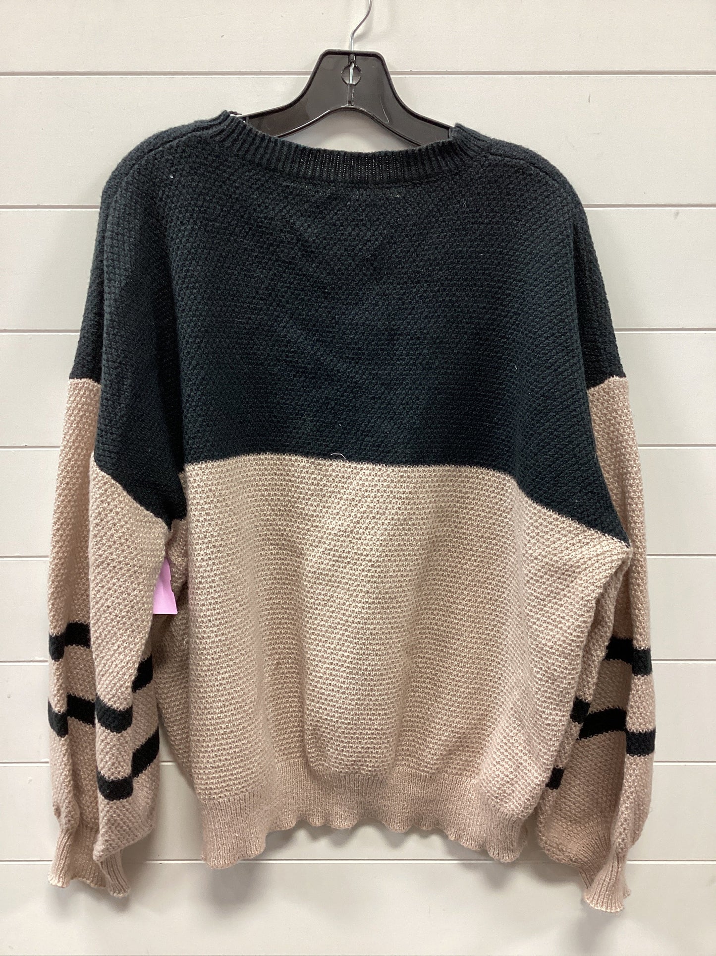 Top Ls By Clothes Mentor In Black & Brown, Size:Xl