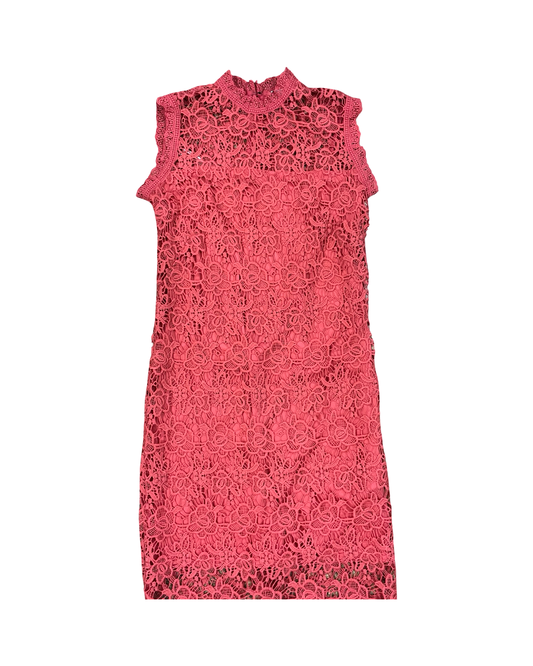 Dress Casual Midi By Nanette By Nanette Lepore In Coral, Size:6