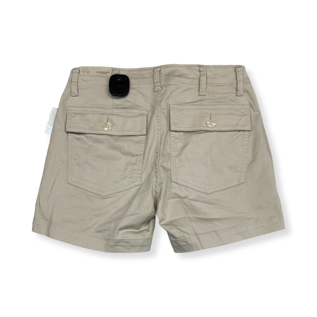 Shorts By Liverpool In Cream, Size:2
