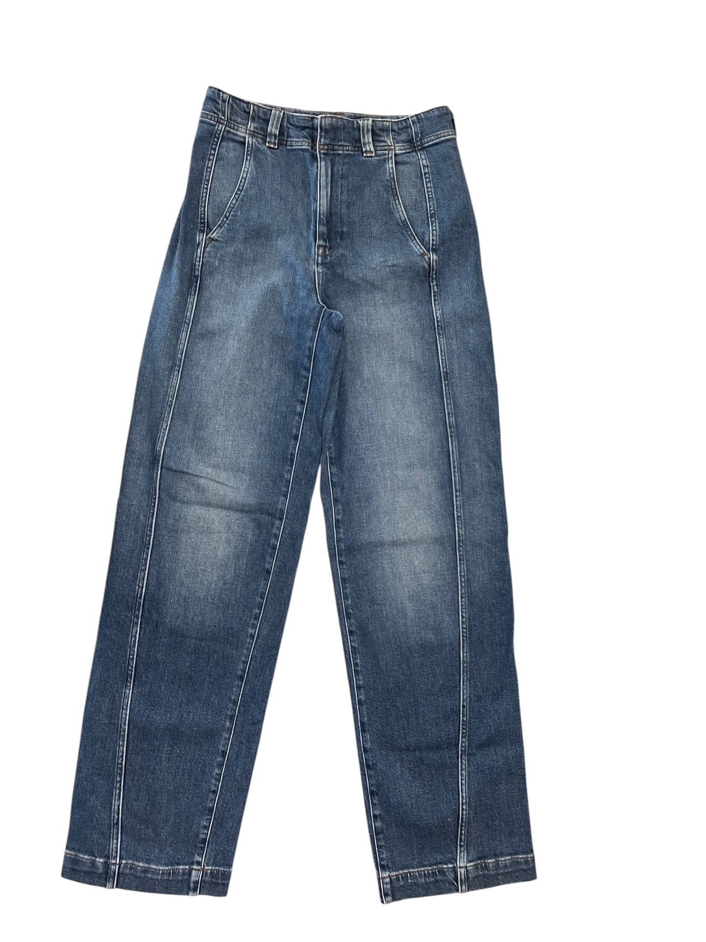 Jeans Boot Cut By Madewell In Blue Denim, Size:4