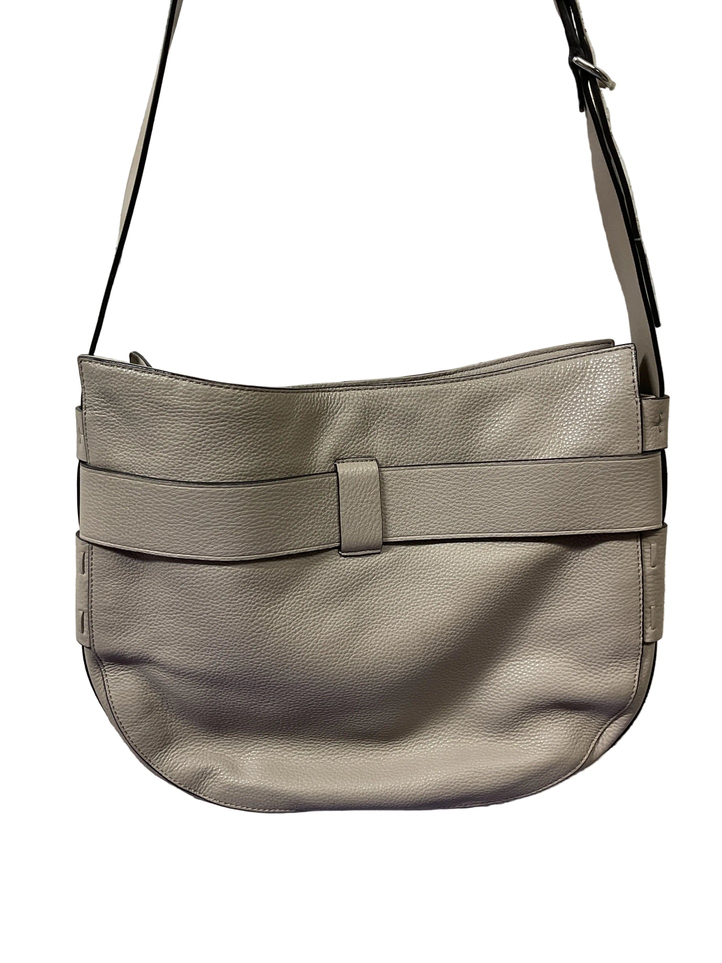 Handbag Designer By Tory Burch In Taupe, Size:Large