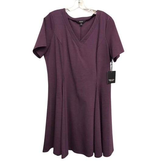 Dress Casual Midi By Simply Vera In Purple, Size:Xl