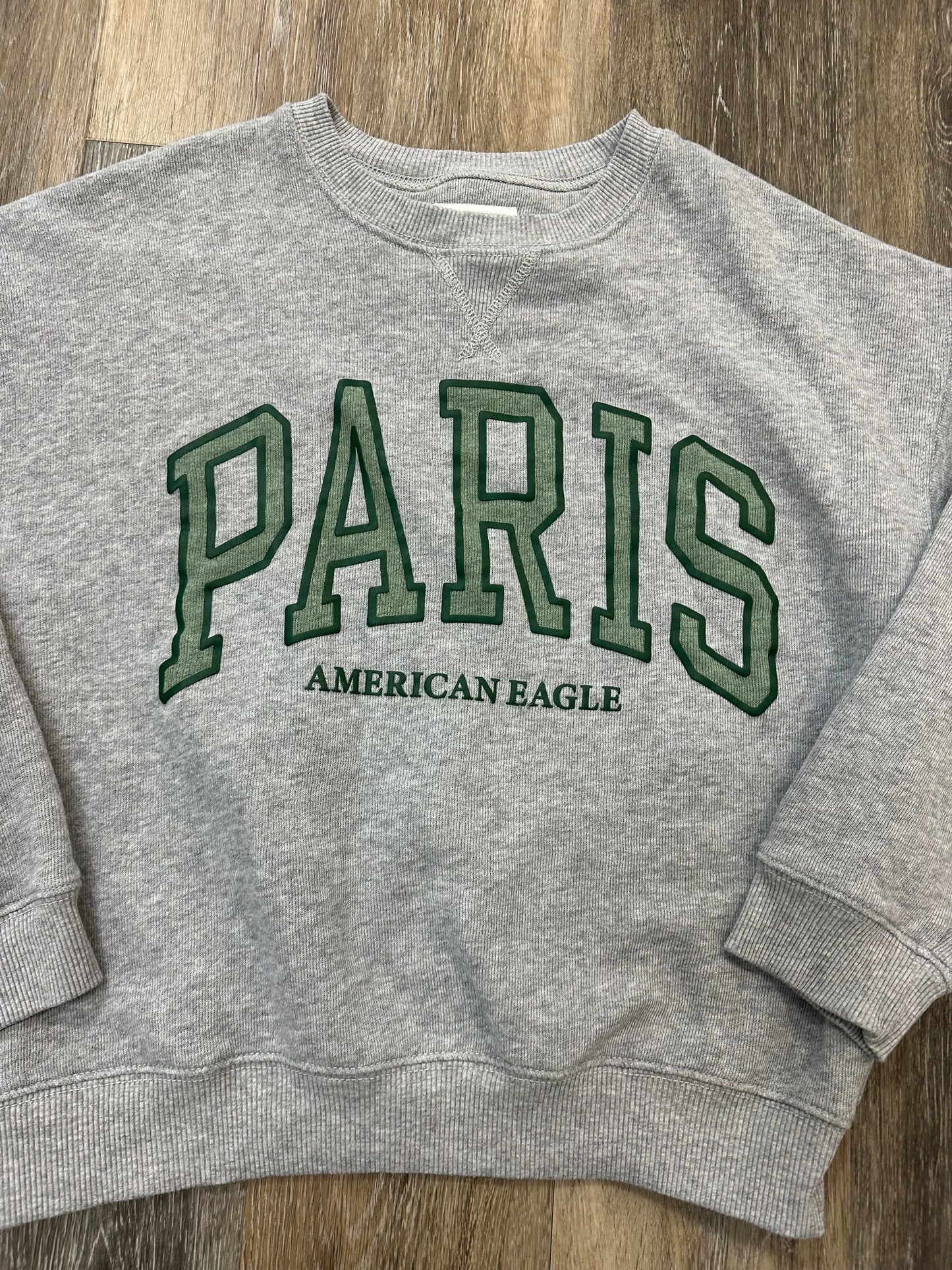 Sweatshirt Crewneck By American Eagle In Grey, Size: S