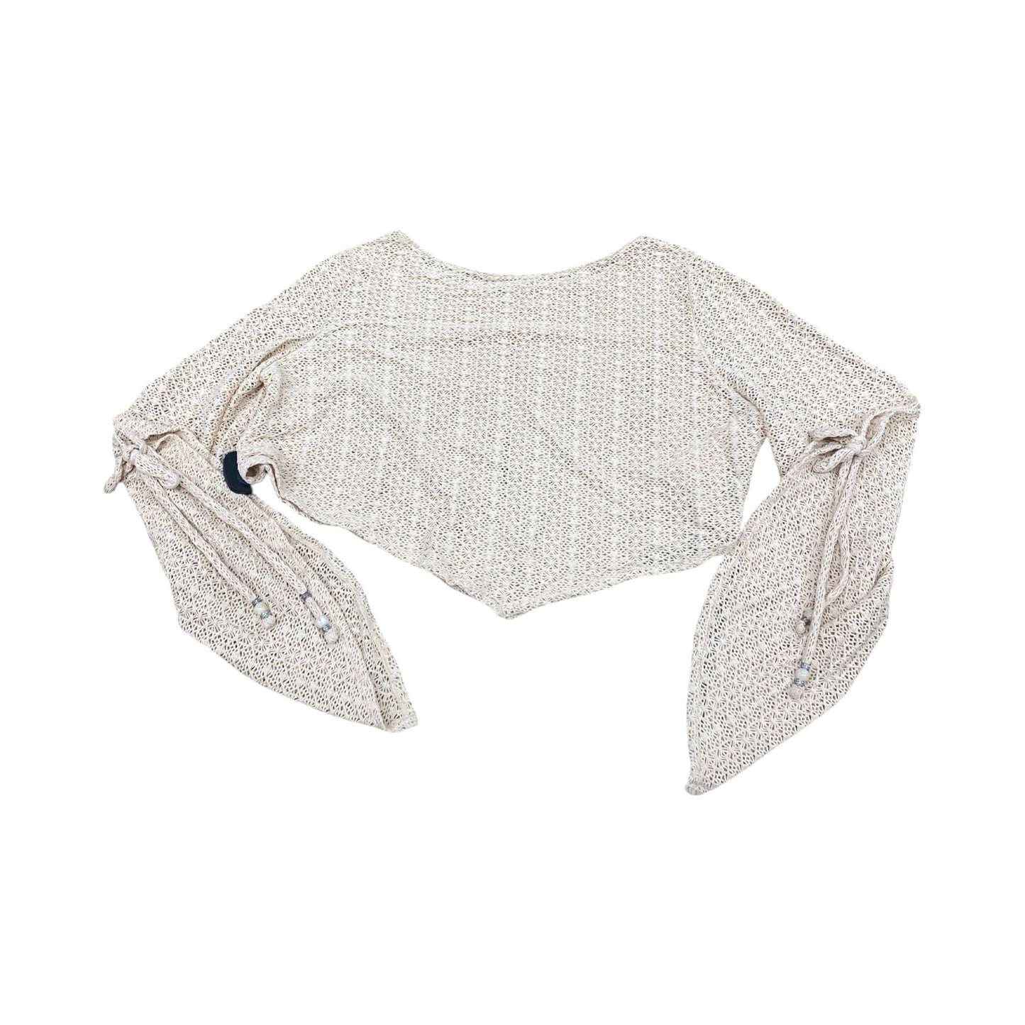 Top LS By P2F In Cream, Size:L